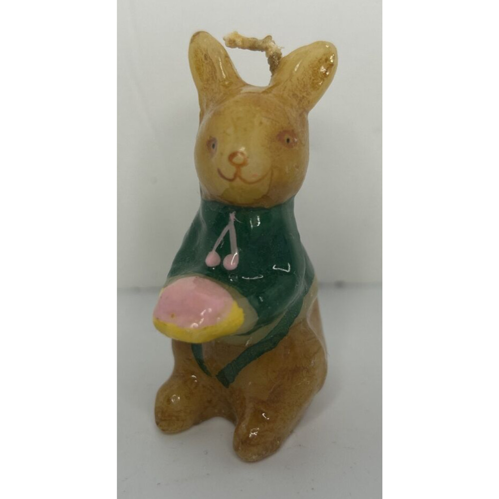 Vintage Decorative‎ Easter Bunny Candle 2.5" SKU H350